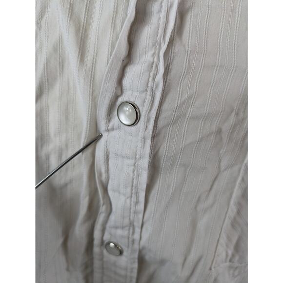 Guess Men's XL Button Down Shirt Graphic Pocket Y2K Western Graphic Pearl Snap - Picture 8 of 16